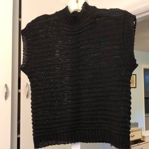 Knit cotton top made in Italy